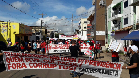 Pará tem mobilização por todos os lados; agora é Cametá na #GreveGeral #BrasilEmGreve