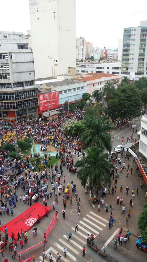 Tangará da Serra (MT) na luta #BrasilEmGreve #GreveGeral