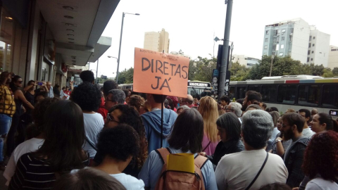 No Rio de Janeiro o povo também está nas ruas! #BrasilEmGreve #GreveGeral