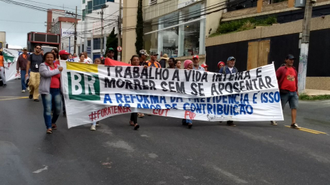 Dia de Greve em Macaé/RJ #BrasilEmGreve #GreveGeral